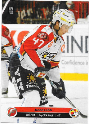 2008-09 CardSet #285 Janne Lahti , Jokerit