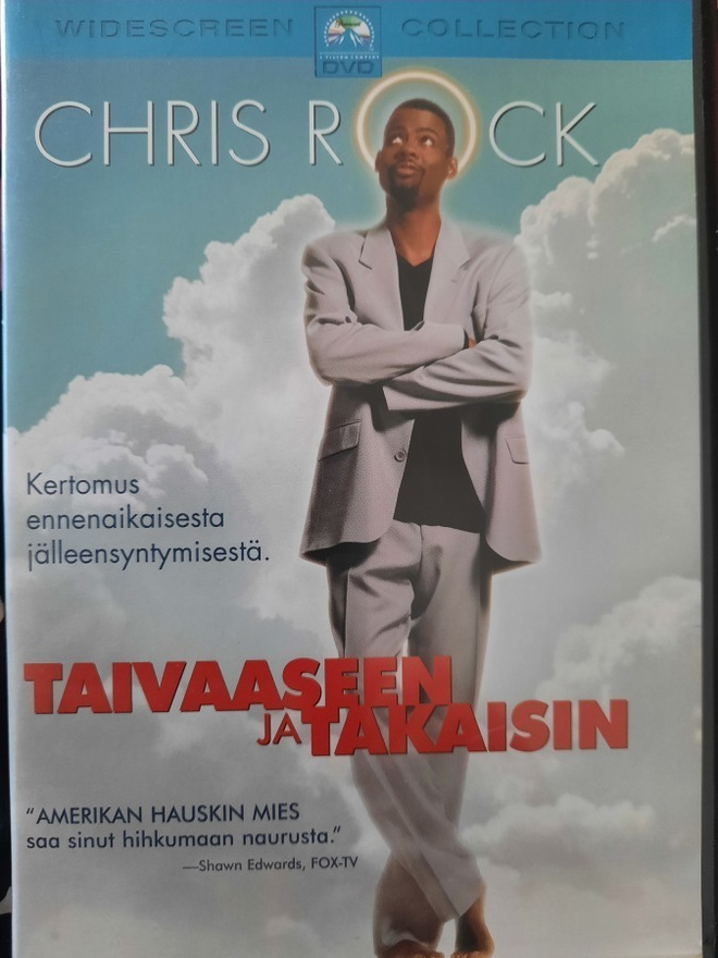 TAIVAASEEN JA TAKAISIN DVD CHRIS ROCK