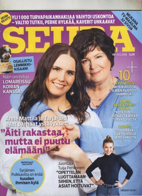 Seura n:o 19 2018 Anne Mattila & Äiti. Uskonvaihtajat.