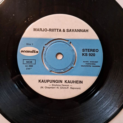  Marjo-Riitta & Savannah –Kaupungin Kauhein / Dynamiitti