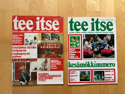 Tee Itse lehdet, 2 kpl ( 5/1973 ja 3/1975 )