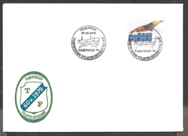 Tampere - Tampereen filatelistiseura 60v 27.10.1979
