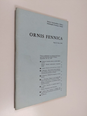 Ornis Fennica Vol. 52 No 2/1975
