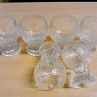 Iittala,Timo Sarpaneva, Kekkerit "Naukku" snapsilaseja.6kpl - pikkukuva 4
