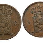 Alankomaat 1 Cent 1862 + 1875 - pikkukuva 2