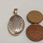 Hopeinen medaljonki riipus 925 - pikkukuva 2