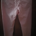 KappAhl- punaiset pinkit farkut+vyö 42(M) 35"(90cm) kulatit - pikkukuva 2