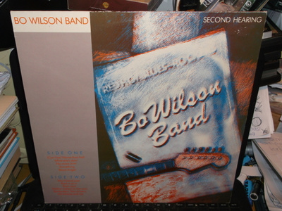 LP  : BO WILSON BAND : SECOND HEARING  ( SIGNED TWICE ! ! )
