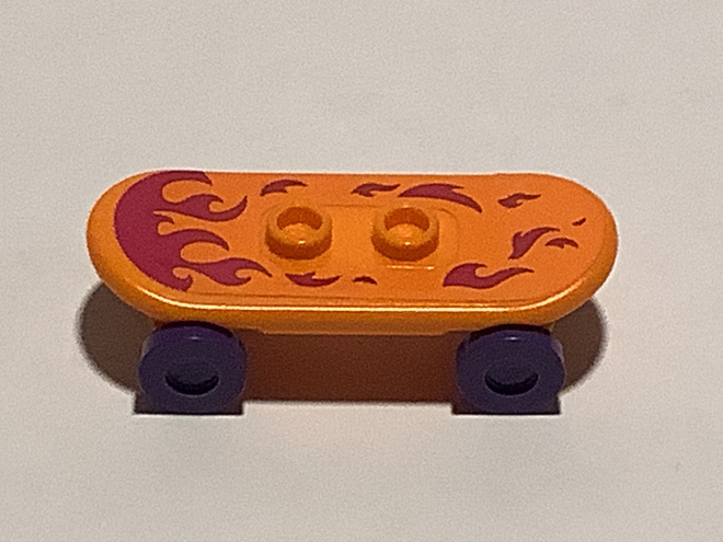 Lego Friends kuvioitu rullalauta +pyörät