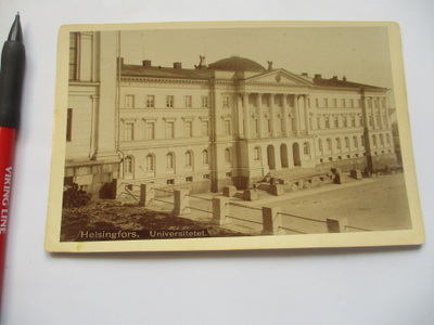 Helsinki Yliopisto kabinettikuva 16x11cm n 1890