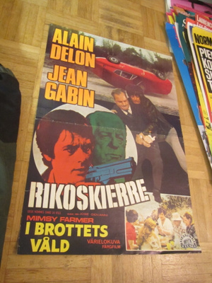 VANHA ORIG ELOKUVAJULISTE RIKOSKIERRE