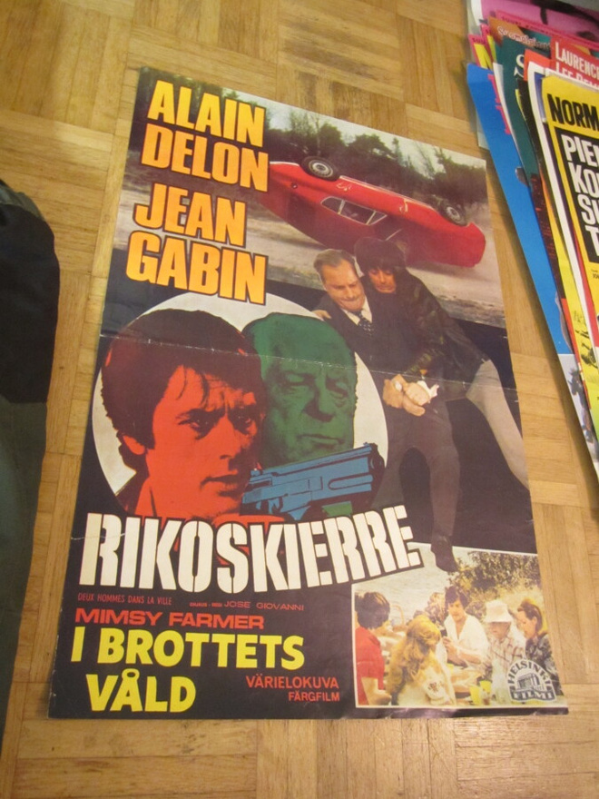 VANHA ORIG ELOKUVAJULISTE RIKOSKIERRE