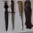 Savolaisen Jääkärivääpelin tikari M.18/€280,- ja puukko €230 - pikkukuva 3