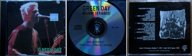GREEN DAY: Welcome to paradise - CD [ SUPER - RARE]