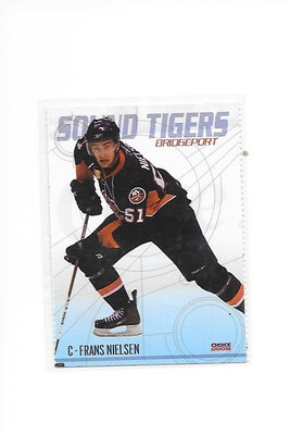 2007-08 Bridgeport SoundTigers #10 Frans Nielsen ex- Lukko