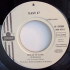 EAST 17 :: HOUSE OF LOVE :: VINYYLI 7" 1992 - pikkukuva 4