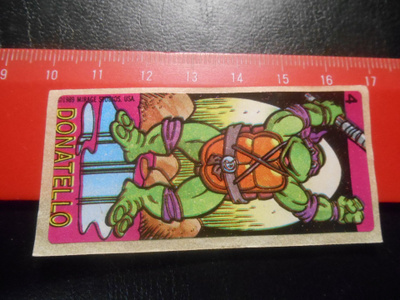 K16 Dunkin Turtles purkkatarra  # 4