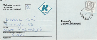 Postileima, KOSKENKYLÄN SAHA