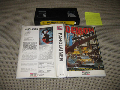 Demon - Paholainen-VHS (FIx, Mariann Video, Larry Cohen)