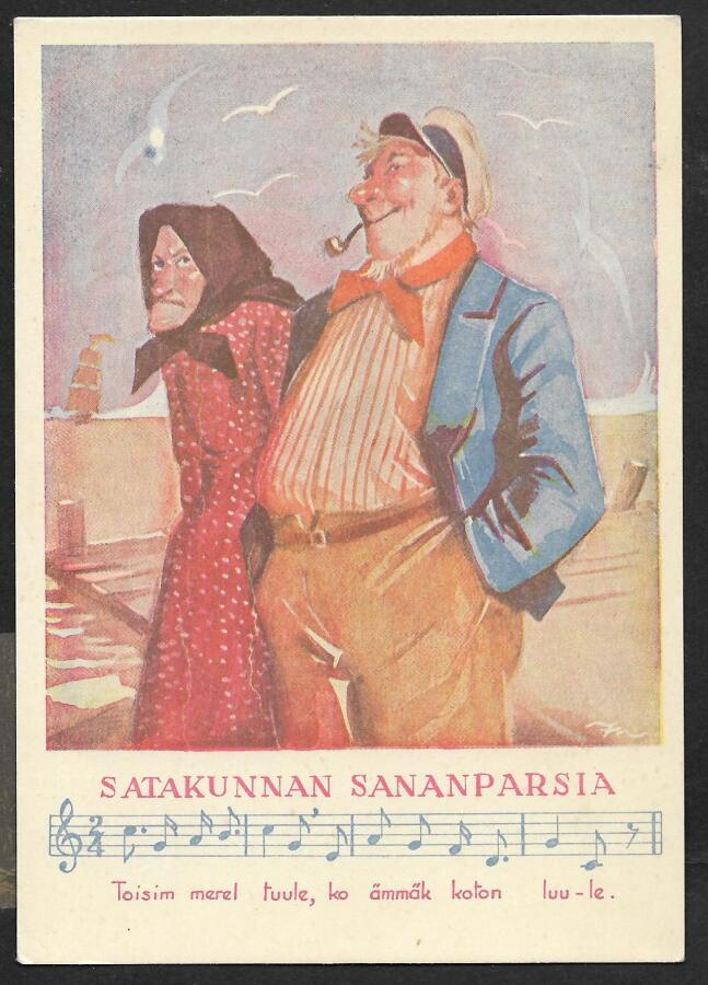 Satakunnan sananparsia - kortti
