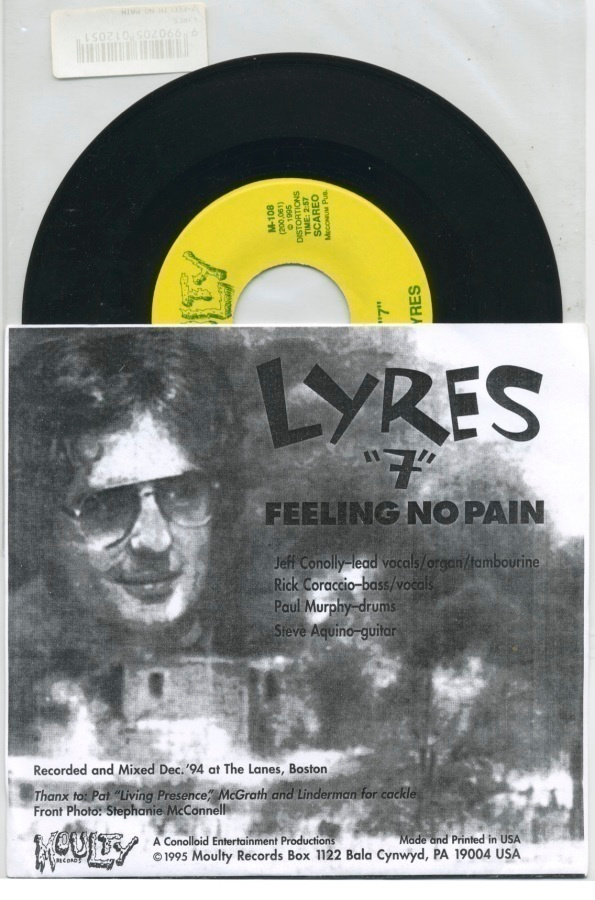 LYRES: ”7” – 7” single 1995 + KK, Conolloid / Moulty Records