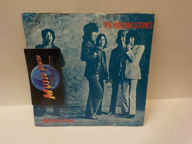 THE ROLING STONES - BROWN SUGAR 1984 EX-/EX- 7"