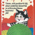 kortti Ansio Marleena Kissa - erilaisia piirroskortteja - pikkukuva 2