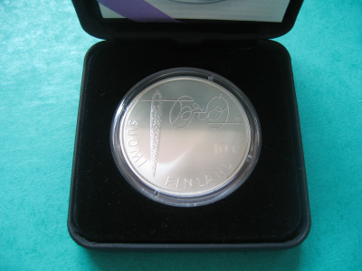 Suomi 10e hopea juhlaraha Minna Canth - 2010 rasia