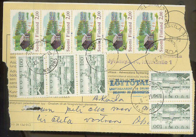 1979 postiennakkopakaketin palautus