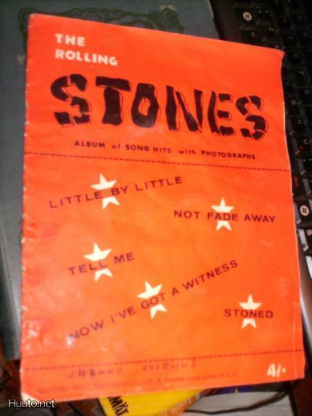 Nuottivihko ROLLING STONES vuodelta 1964 (Sis.pk:t)