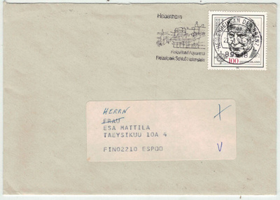 BRD Mi 1835 kirjei Suomeen