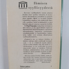 Paul Tournier : Ihmisen syyllisyydestä - pikkukuva 2