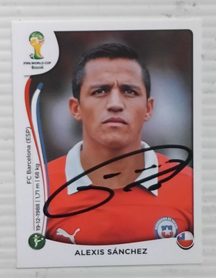 Alexis Sanchez Chile signed