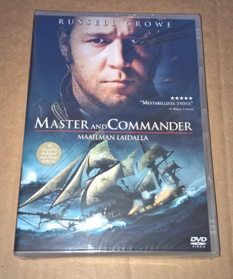 MASTER AND COMMANDER MAAILMAN LAIDALLA  DVD UUSI