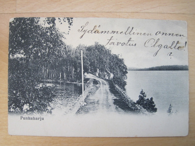 VANHA Postikortti Punkaharju 1904
