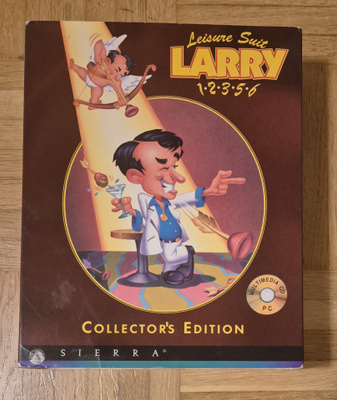 Leisure Suit Larry 1, 2, 3, 5, 6 Collector's Edition big box