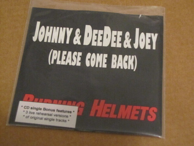 Burning Helmets Johnny & Dee Dee & Joey (please come back)