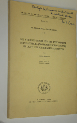 Kauko Korpela : Die Weichsel-Eiszeit und ihr Interstadial...