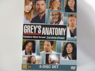 DVD GREYN ANATOMIA KAUSI 9
