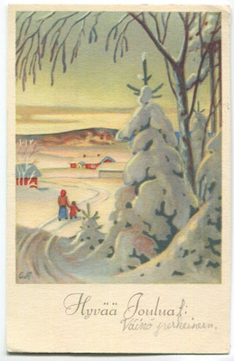 Forsström Gunnar, Hyvää Joulua, kulkenut 1947