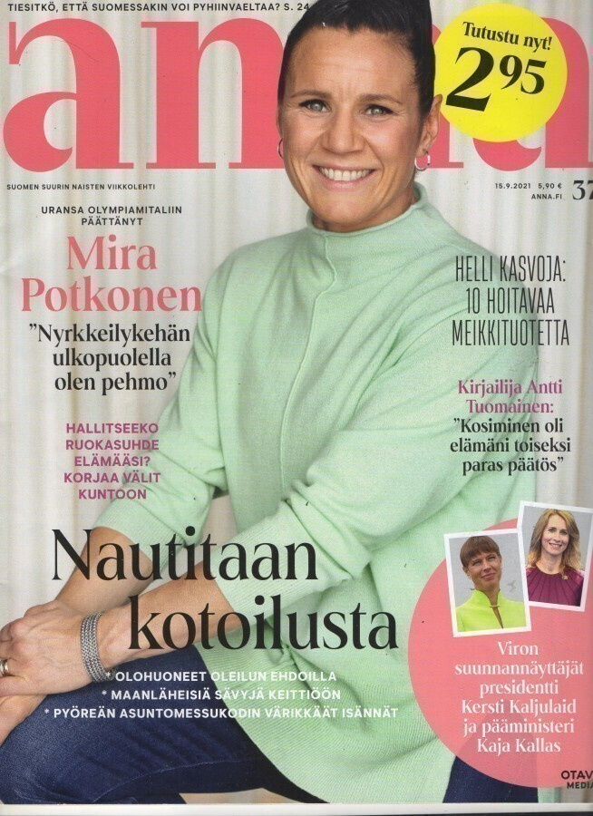 Anna n:o 37 2021 Mira Potkonen. Antti Tuomainen. Kaja, Kerst