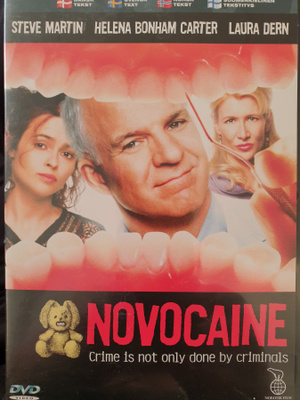 NOVOCAINE VAARALLINEN POTILAS DVD Steve Martin Helena Bonham