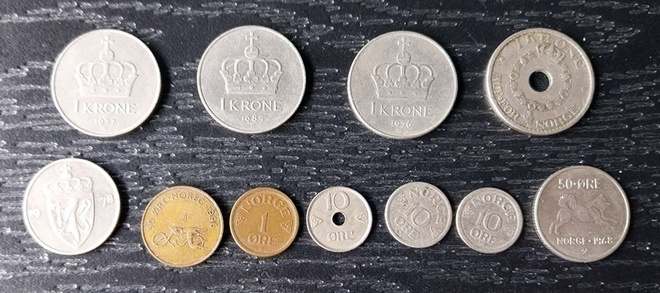 NORJA NORGE NORWAY kolikoita n. 49 g