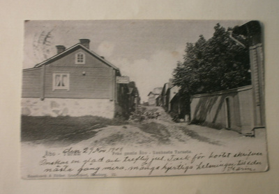 Turku, vanhasta Turusta, Luostarinmäki, räätäli, p. 1902