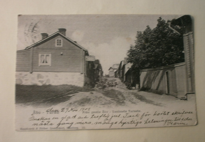 Turku, vanhasta Turusta, Luostarinmäki, räätäli, p. 1902