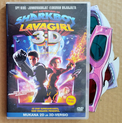 HAIPOIKA JA LAAVATYTTÖ 2D+3D – Suomi-DVD 2006 + "3D-lasit"!