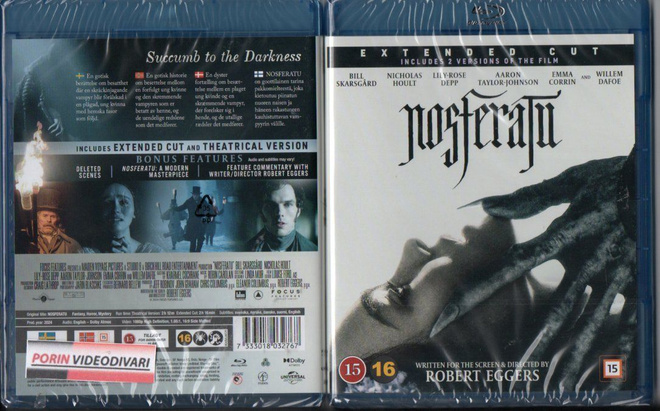 Nosferatu (2024)	(48 418)	UUSI	-FI-	BLU-RAY				2024	extended