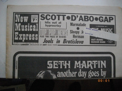 New Musical Express June 22, 1968