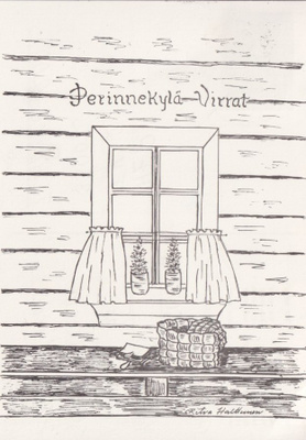 Virrat: Perinnekylä - piirroskortti