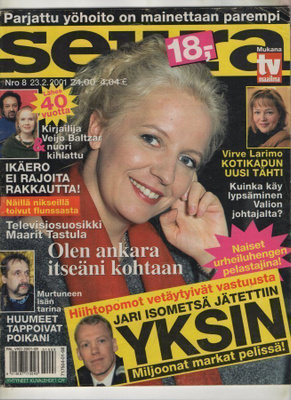 Seura n:o 8 2001Maarit. Virve. Kauko. Veijo Baltzar& Leena.